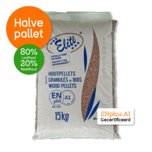 Pelletkorrels Elite blauw Enplus A1 525 kg voorkant