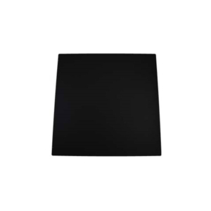Vloerplaat 70 x 70 zwart 1mm/m rand