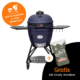 Kamado Keij Large Blauw Actie Grizzly Grills Houtskool Showroom