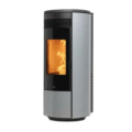 Pelletkachel Nobis A13 Round Glass Los 4
