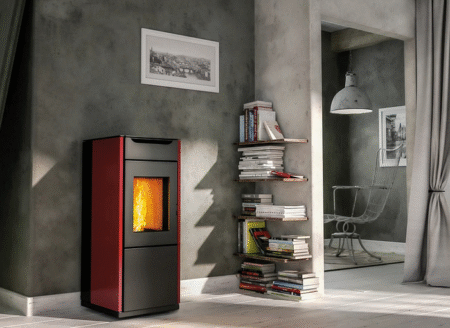 Pelletkachel Nobis A8 Quadra Sfeer afbeelding