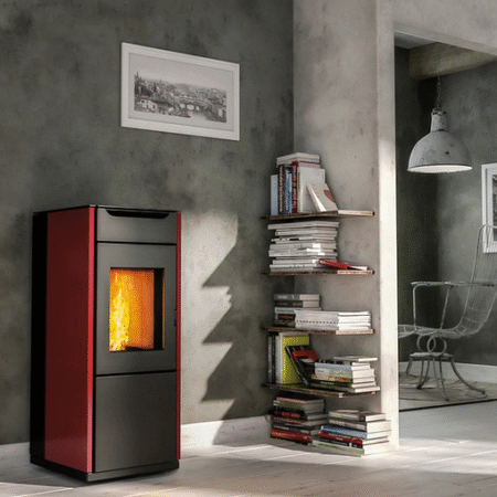 Pelletkachel Nobis A8 Quadra Sfeer afbeelding