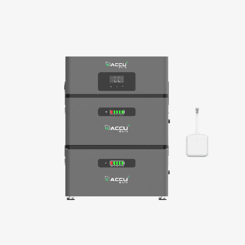 Accumate Plug-in Inverter 2 x Batterij 4.8 KWh Opslag 1 Accumate Plug-in Inverter 2 x Batterij 4.8 KWh Opslag 1