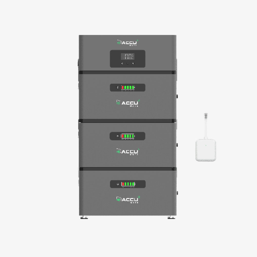 Accumate Plug-in Inverter 2 x Batterij 7.2 KWh Opslag 1 Accumate Plug-in Inverter 2 x Batterij 7.2 KWh Opslag 1